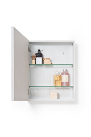 Oak Bathroom Cabinet with Mirror | Wireworks Slimline | Oroa.com