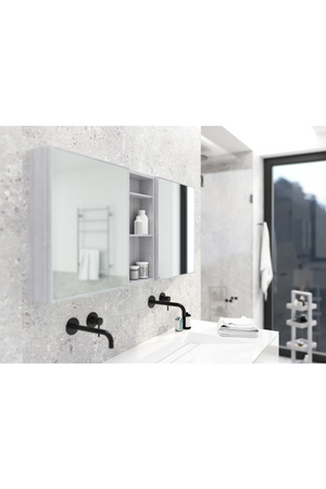 Oak Wall Mounted Bathroom Shelf | Wireworks Slimline 550 | Oroa.com