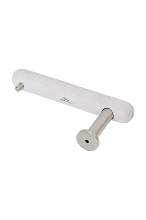 White Wooden Toilet Roll Holder | Wireworks Yoku | Oroa.com
