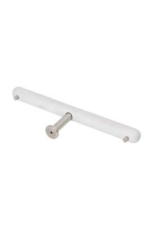 White Wooden Toilet Roll Holder | Wireworks Yoku | Oroa.com