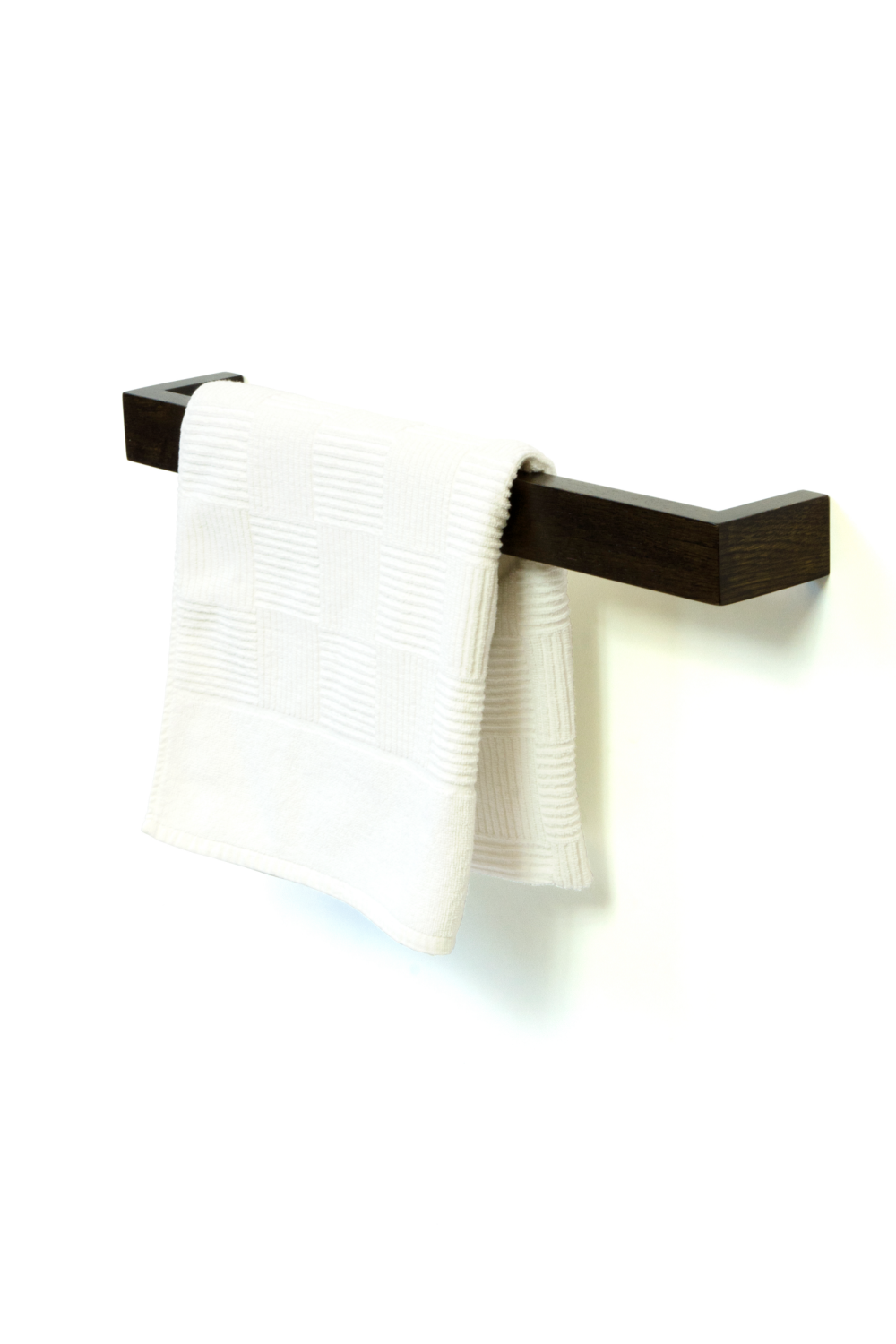 Oak Bathroom Towel Bar - 23” | Wireworks | Oroa.com