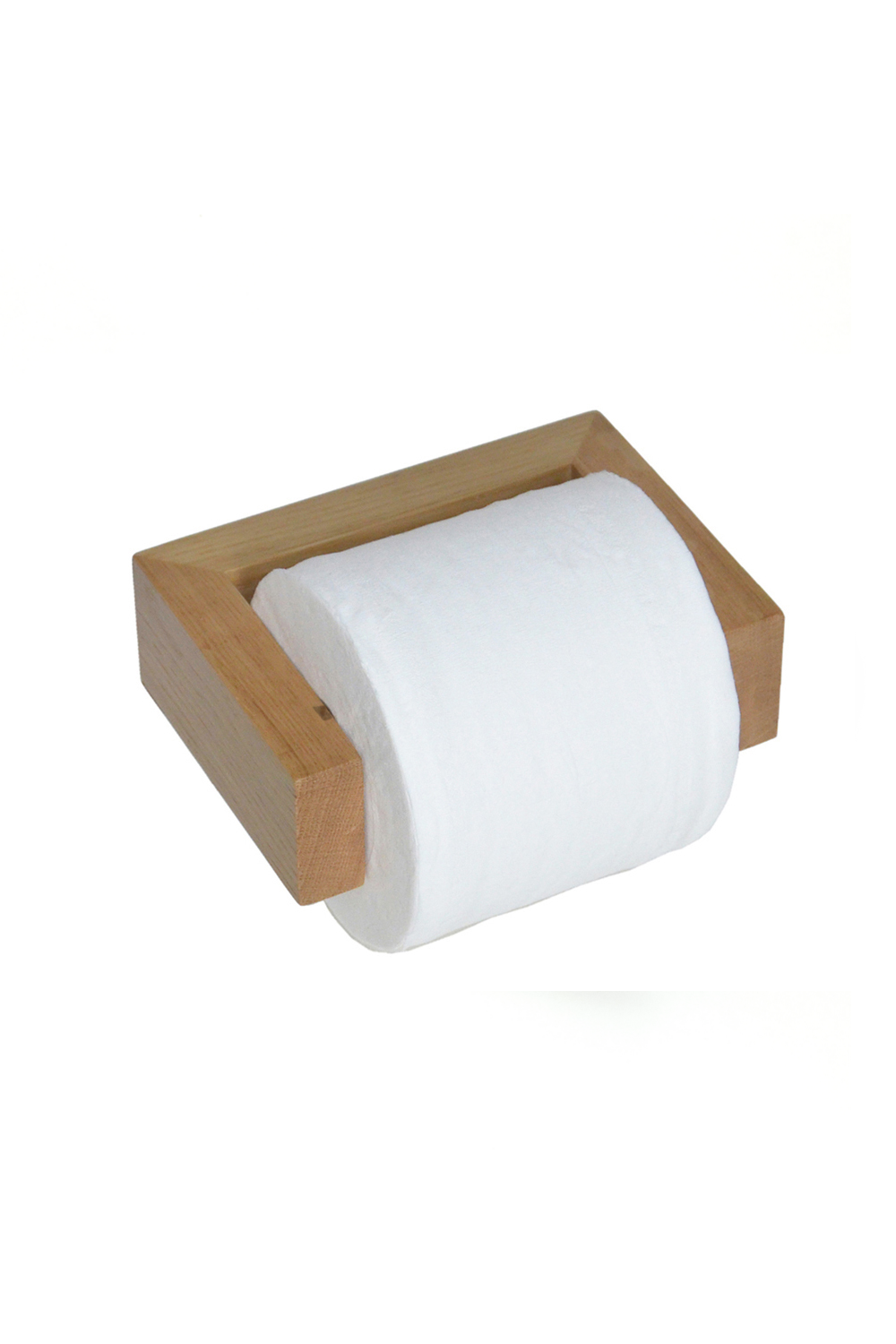 Oak Wall Toilet Roll Holder | Wireworks | Oroa.com