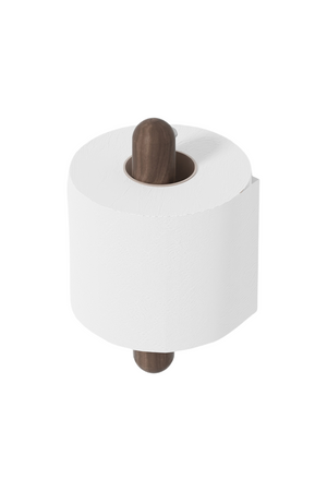 Walnut Toilet Roll Holder | Wireworks Yoku | Oroa.com
