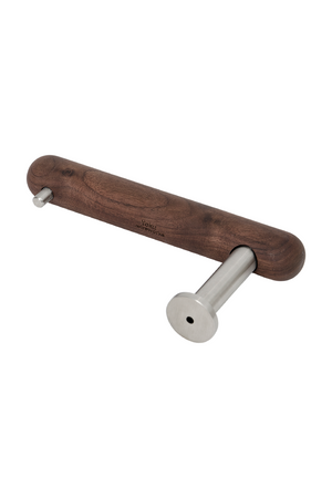 Walnut Toilet Roll Holder | Wireworks Yoku | Oroa.com