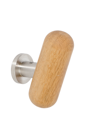 Contemporary Wooden Hook | Wireworks Yoku | Oroa.com