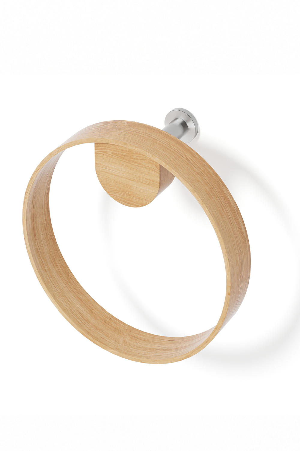 Wooden Ring Towel Holder | Wireworks Yoku | Oroa.com