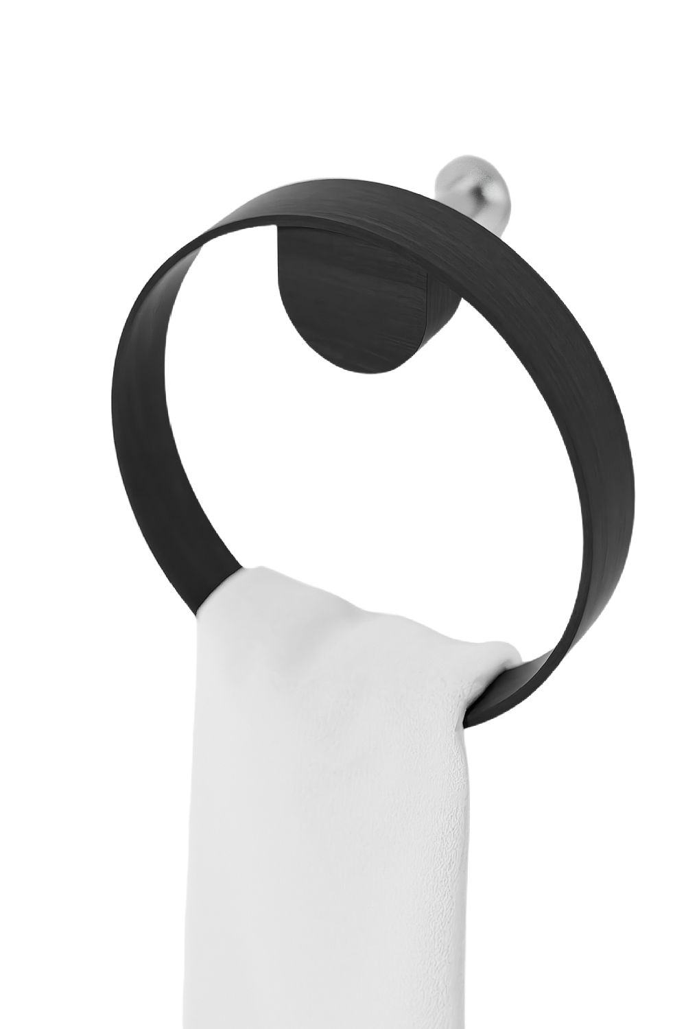 Wooden Ring Towel Holder | Wireworks Yoku | Oroa.com