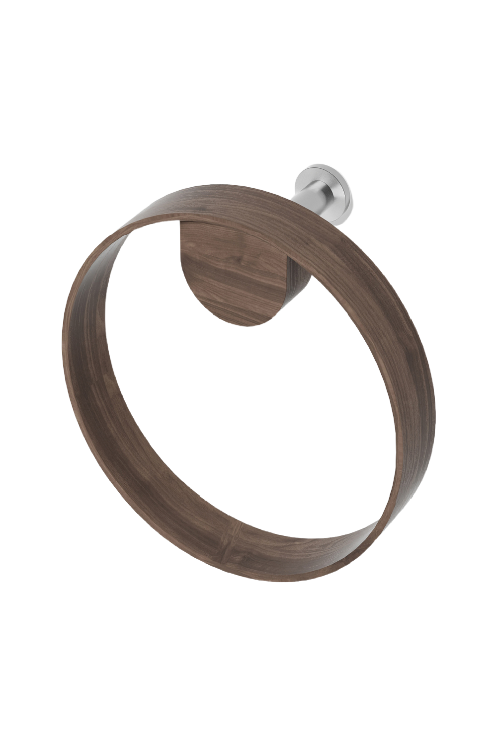 Wooden Ring Towel Holder | Wireworks Yoku | Oroa.com