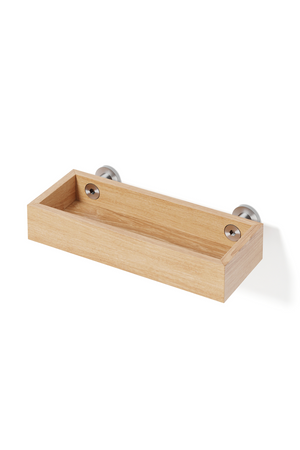 Rectangular Wooden Tray Shelf | Wireworks Yoku | Oroa.com
