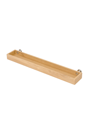 Rectangular Wooden Tray Shelf | Wireworks Yoku | Oroa.com