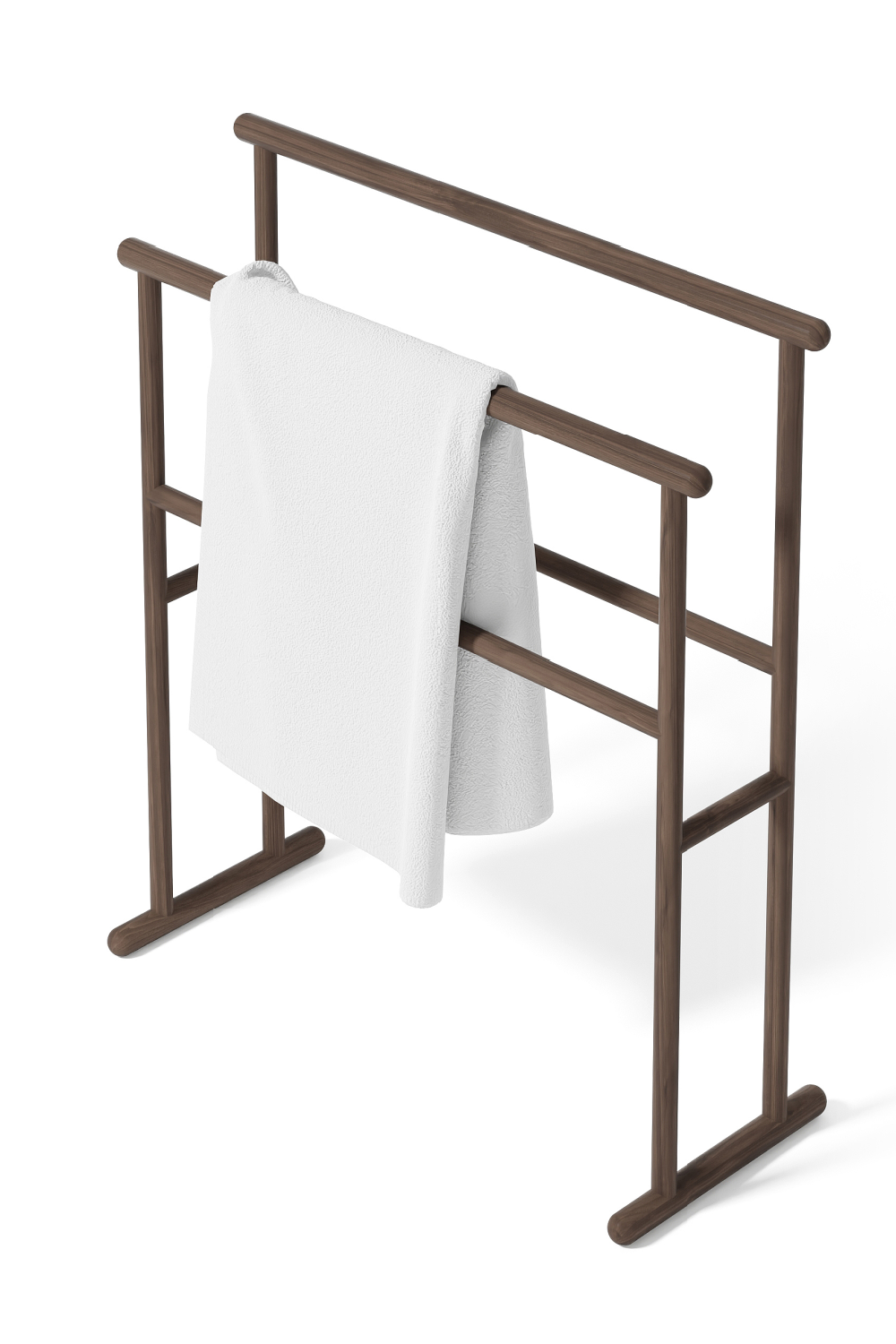 Wooden Freestanding Towel Rail | Wireworks Yoku | Oroa.com