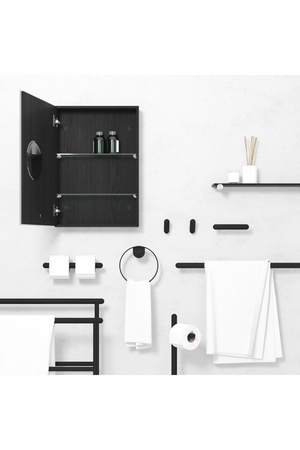 Wooden Minimalist Roll Holder | Wireworks Yoku | Oroa.com