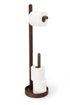 Wooden Minimalist Roll Holder | Wireworks Yoku | Oroa.com