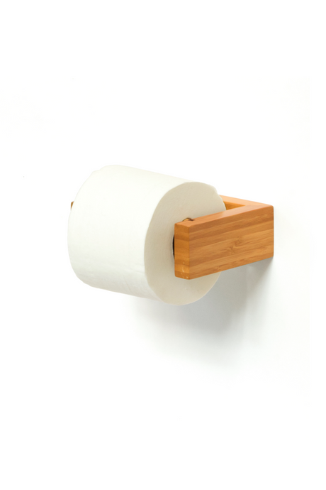 Bamboo Wall Toilet Roll Holder | Wireworks | Oroa.com