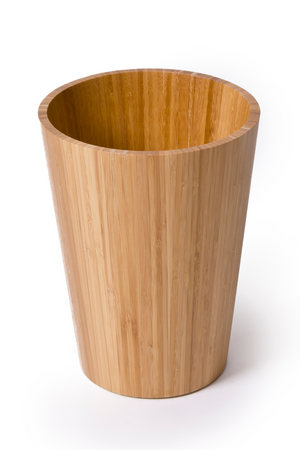 Bamboo Round Bathroom Bin | Wireworks Arena | Oroa.com