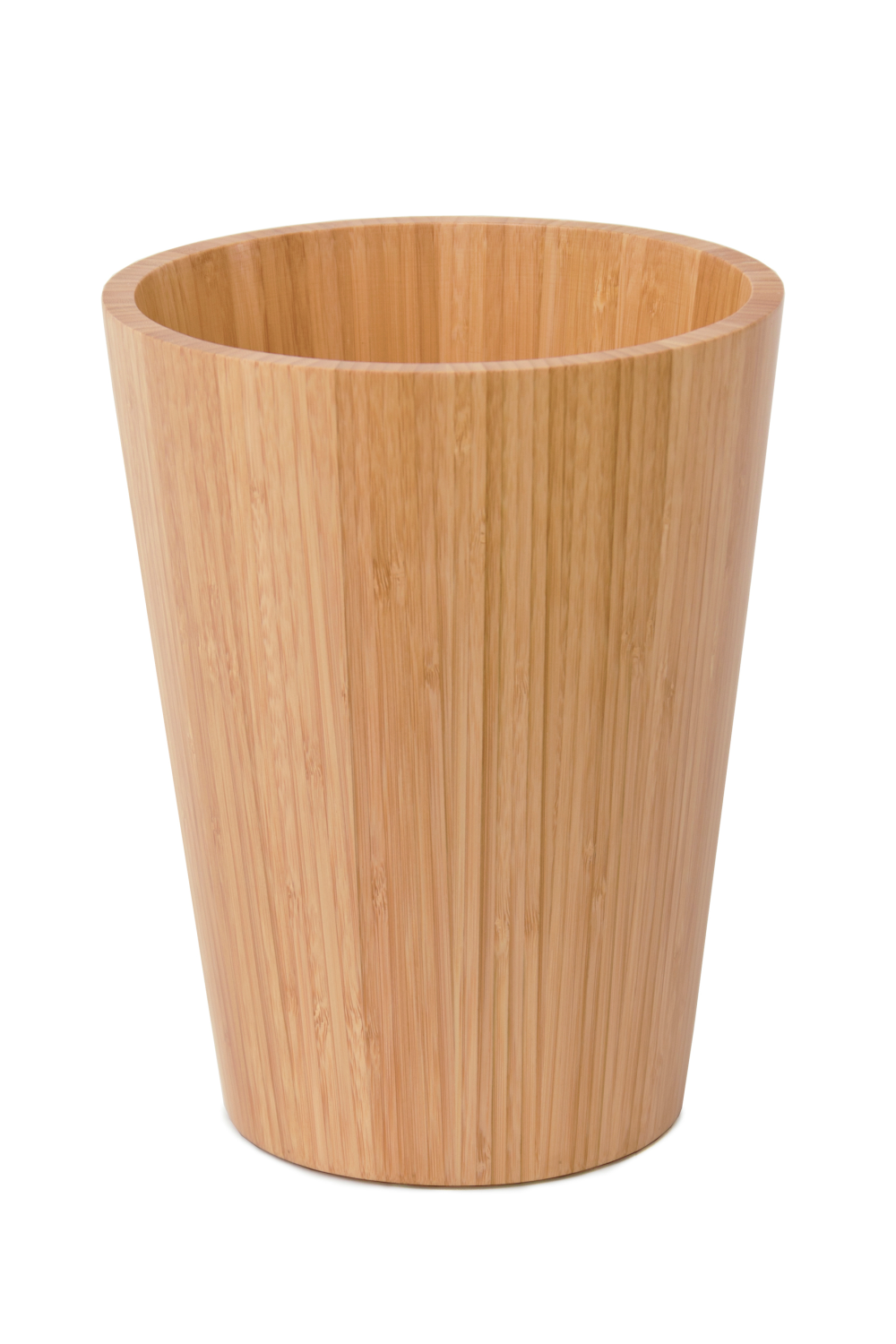 Bamboo Round Bathroom Bin | Wireworks Arena | Oroa.com
