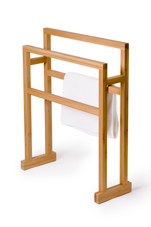 Bamboo Standing Towel Holder - S | Wireworks Arena | Oroa.com