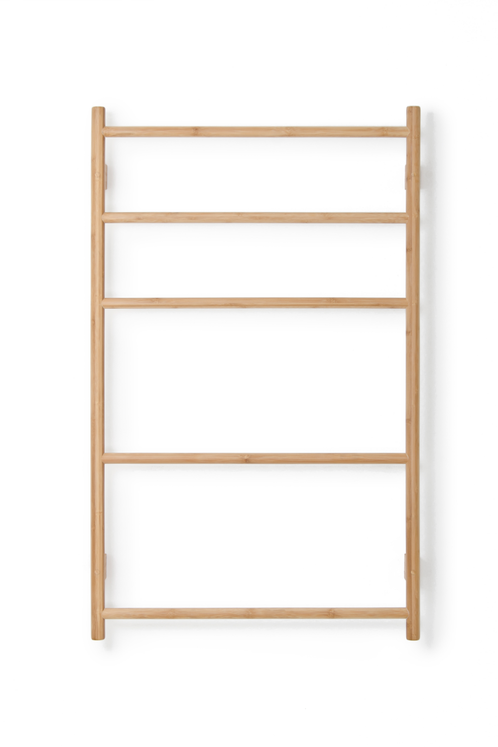 5-Bar Bamboo Wall Mounted Towel Rail | Wireworks Wallbar | Oroa.com