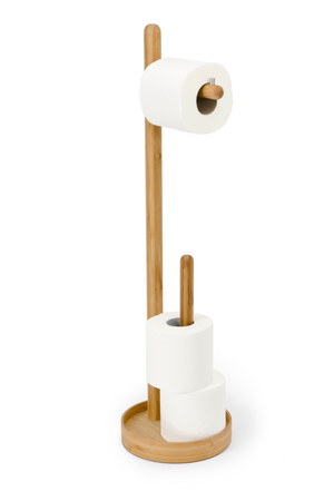 Wooden Minimalist Roll Holder | Wireworks Yoku | Oroa.com