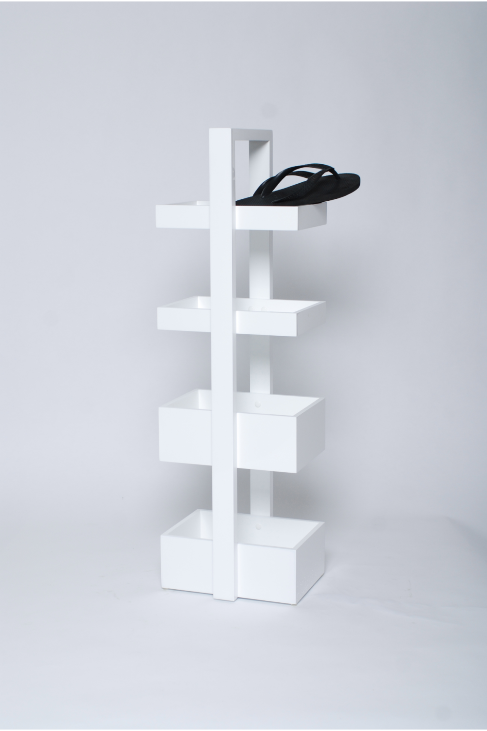 Beech Wood 4 Tray Portable Storage | Wireworks Mount Fuji | Oroa.com