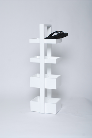 Beech Wood 4 Tray Portable Storage | Wireworks Mount Fuji | Oroa.com