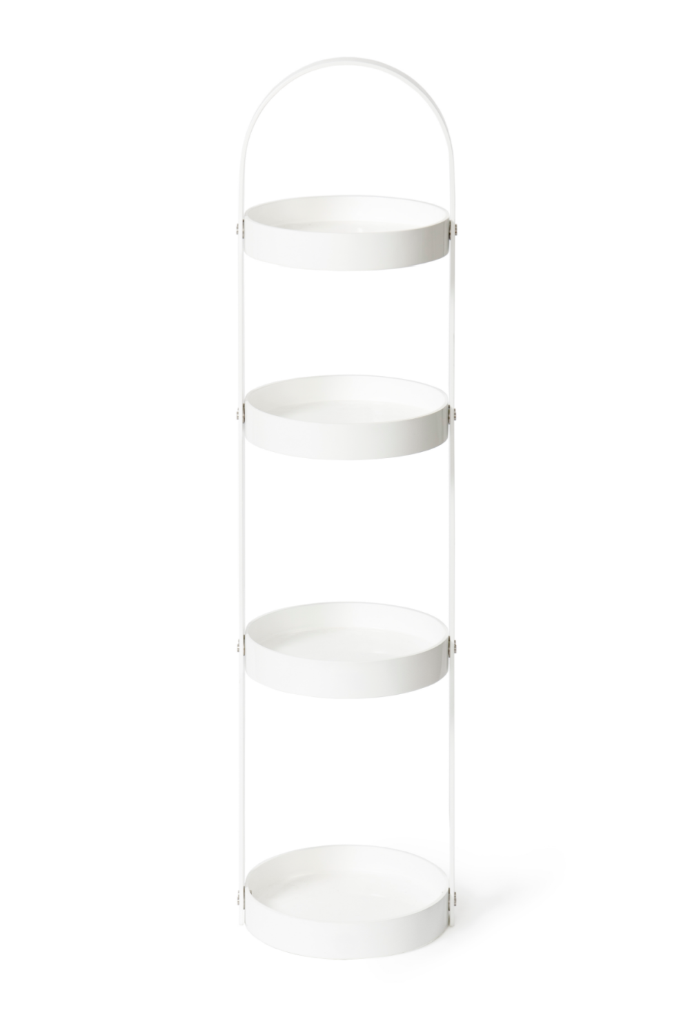 Beech Wood 4 Tray Round Storage Caddy | Wireworks Mezza | Oroa.com