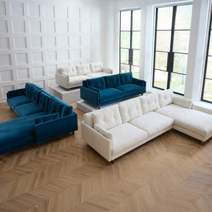 Pin-Tucked Detail Sofa | Jonathan Adler Malibu | Oroa.com