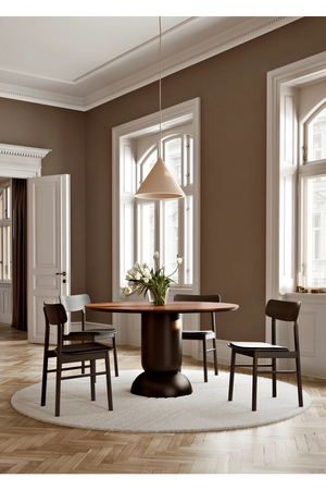 Leather Seat Dining Chair | WOUD Soma  | OROA.com