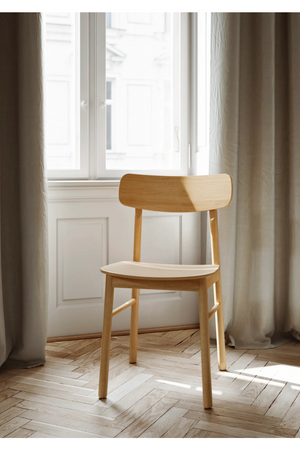 Modern Scandinavian Dining Chair | WOUD Soma | OROA.com