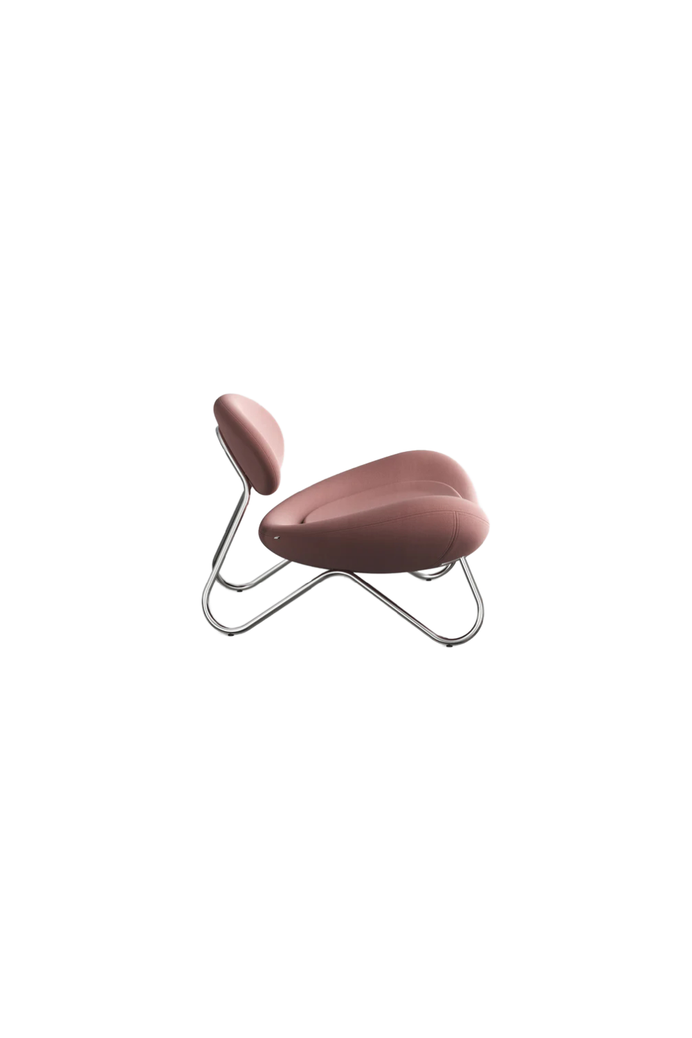 Pink Modern Lounge Chair | WOUD Meadow | OROA.com