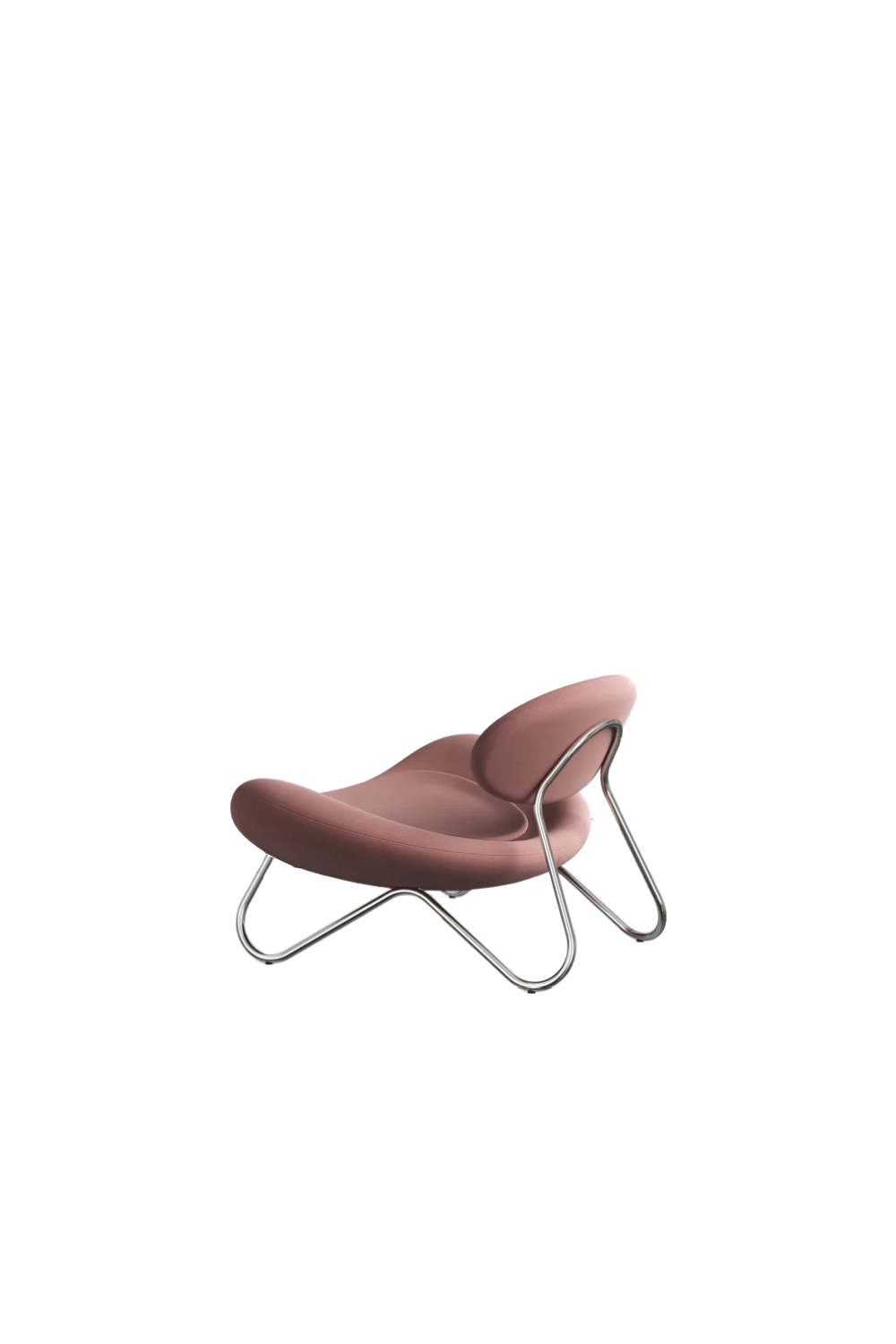 Pink Modern Lounge Chair | WOUD Meadow | OROA.com