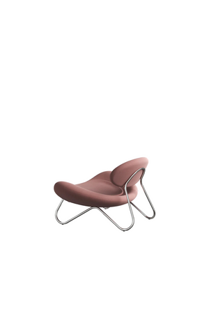 Pink Modern Lounge Chair | WOUD Meadow | OROA.com