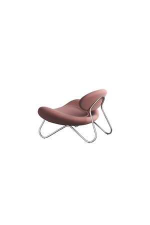 Pink Modern Lounge Chair | WOUD Meadow | OROA.com