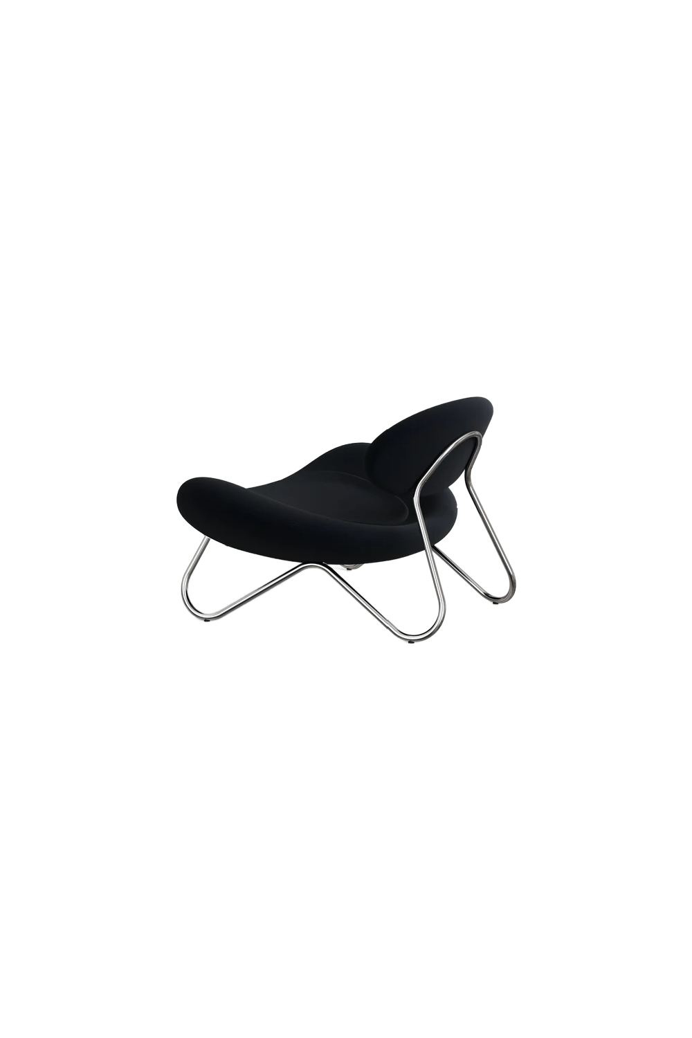 Black Contemporary Lounge Chair | WOUD Meadow | OROA.com