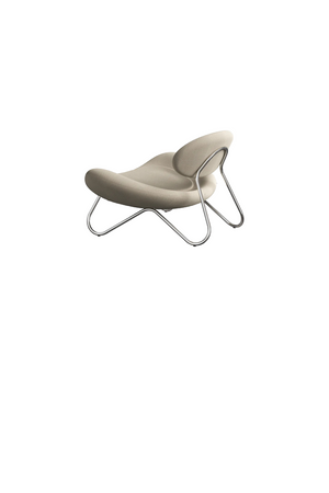 Off-White Modern Lounge Chair | WOUD Meadow | OROA.com
