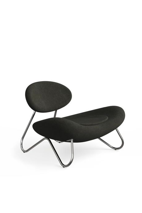 Dark Brown Modern Lounge Chair | WOUD Meadow | OROA.com