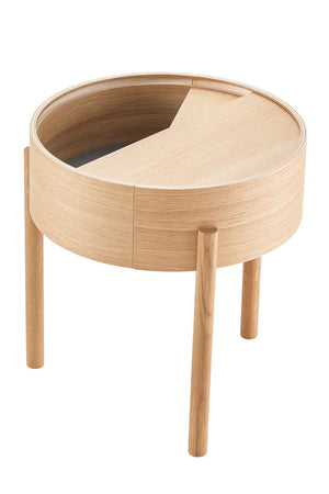 Contemporary Round Side Table | WOUD Arc | OROA.com