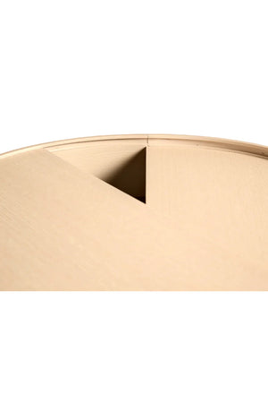 Contemporary Round Coffee Table M | WOUD Arc | OROA.com