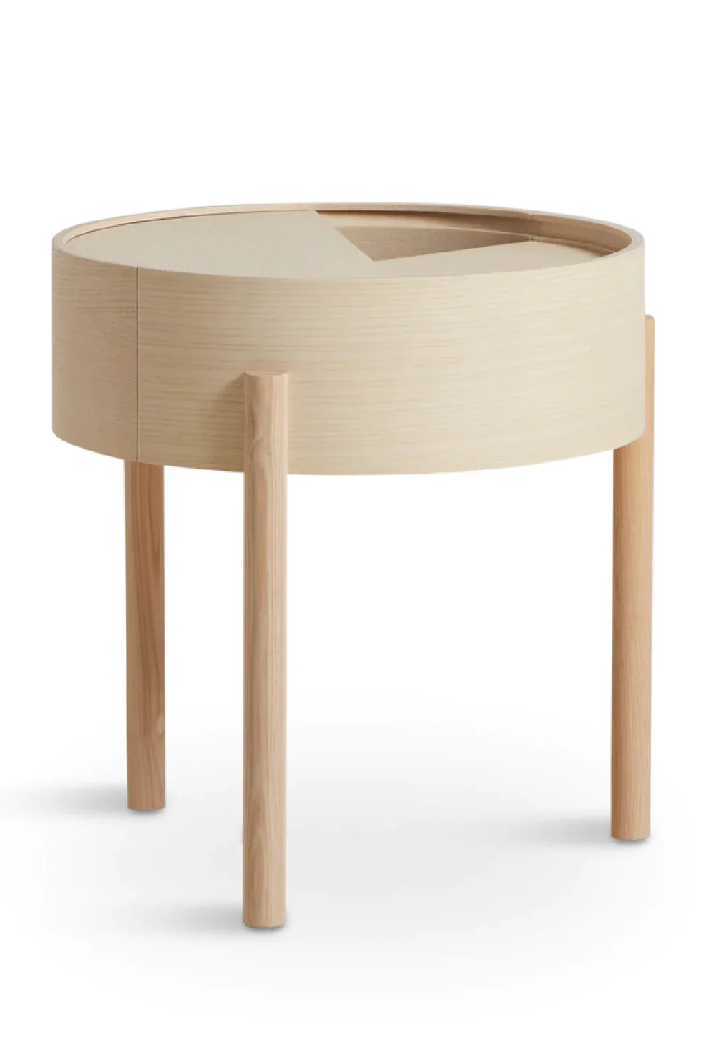 Contemporary Round Side Table | WOUD Arc | OROA.com