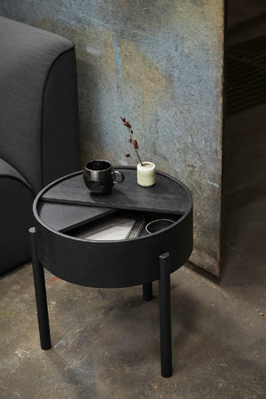Contemporary Round Side Table | WOUD Arc | OROA.com
