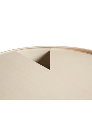 Contemporary Round Coffee Table M | WOUD Arc | OROA.com