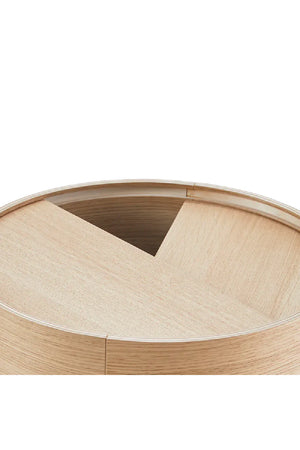 Contemporary Round Side Table | WOUD Arc | OROA.com
