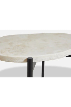 Travertine Organic Occasional Table S | WOUD La Terra | OROA.com