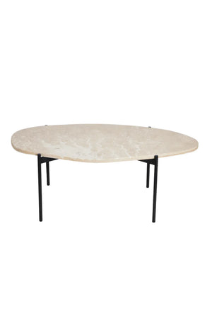 Travertine Organic Occasional Table L | WOUD La Terra | OROA.com