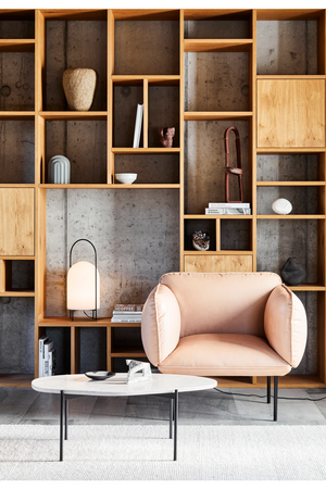 Travertine Organic Occasional Table L | WOUD La Terra | OROA.com