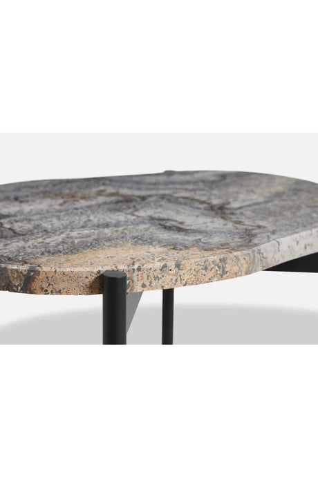 Travertine Organic Occasional Table S | WOUD La Terra | OROA.com