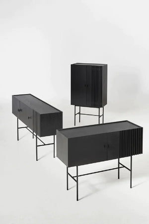 Modern Geometrical Highboard | WOUD Array | OROA.com