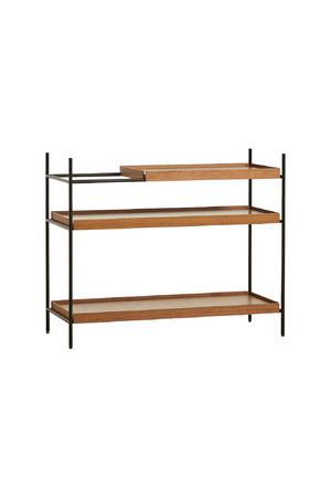 Walnut Tray Shelving System | WOUD | OROA.com