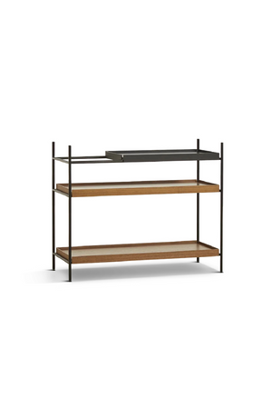 Walnut Tray Shelving System | WOUD | OROA.com