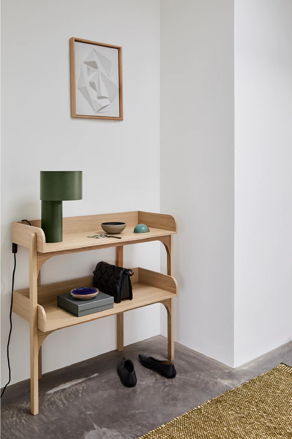   Oak Minimalist Utility Shelf | Oroa.com